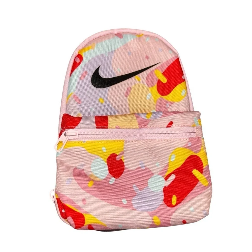 Nike Insulated Lunch Bag Lunch Box w/ Exterior Pocket Multicolor